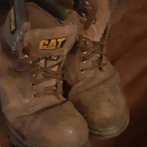 Caterpillar steel toe work boots
